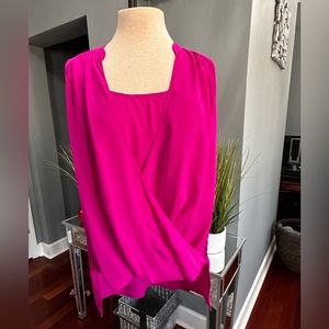 International Concepts Magenta Top